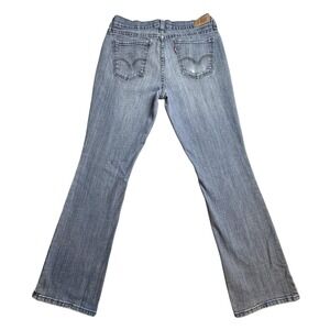 Vintage Levis 515 Bootcut Jeans Womens 8 Blue Medium Wash Mid Rise Stretch Denim